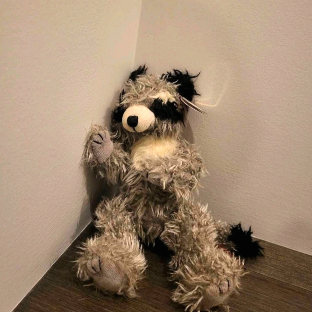 🍀4 FOR $15 NWT Beanie Baby Radcliff the Raccoon